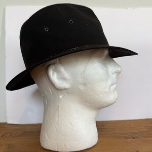 Stetson vintage Black Canvas Safari Outback hat Size 7-7 1/2 Made in USA